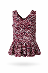 Circle Peplum Tank Top