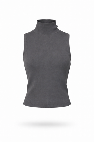Mock Neck Tank Top