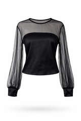 Midnight Mesh Top