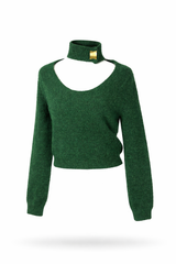 Forest Green Cozy Knit