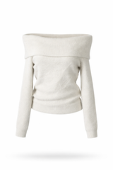 Cloudy Off-Shoulder Knit
