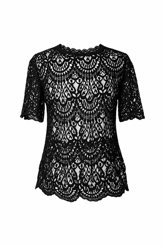 Lace Sheer Blouse