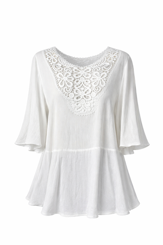 Breezy Crochet Blouse
