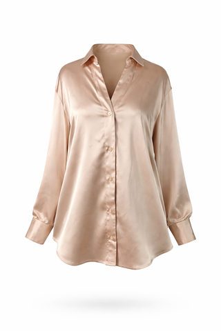 Silk Feel Button-Up