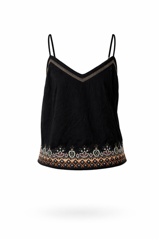 Velvet Night Embroidered Camisole