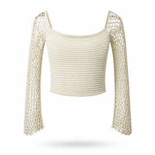Crochet Off-Shoulder Top