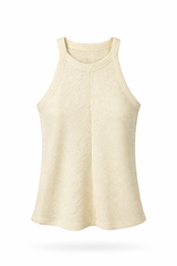 Textured Wide-Shoulder Top