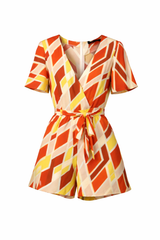 Sunset Geo Romper