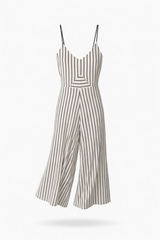 Striped Culotte jumpsuit