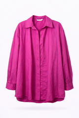 Fuchsia Button-Up