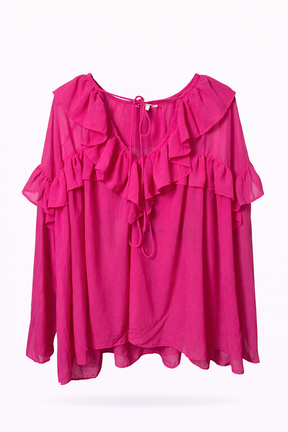 Sheer Ruffly Blouse