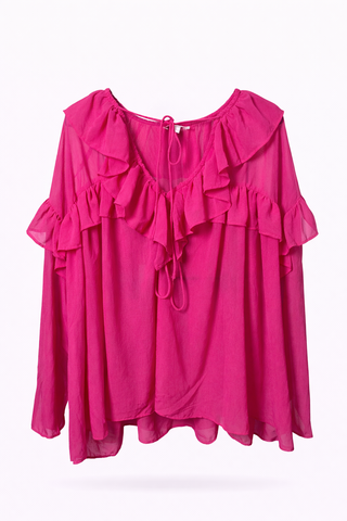 Sheer Ruffly Blouse