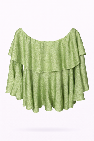Pastel Shimmery Blouse Top