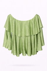 Pastel Shimmery Blouse Top