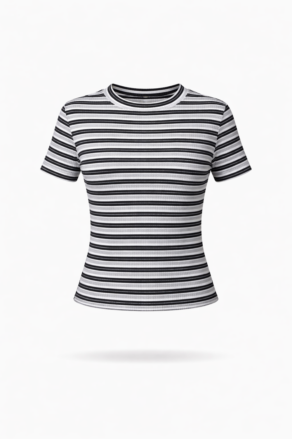 Monochrome Striped Tee