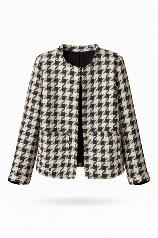 Monochrome Tweed Jacket