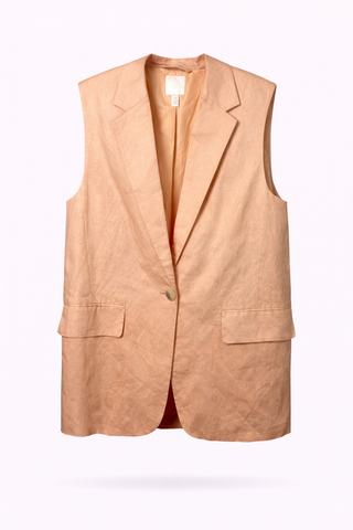 Peachy Cut Blazer Vest