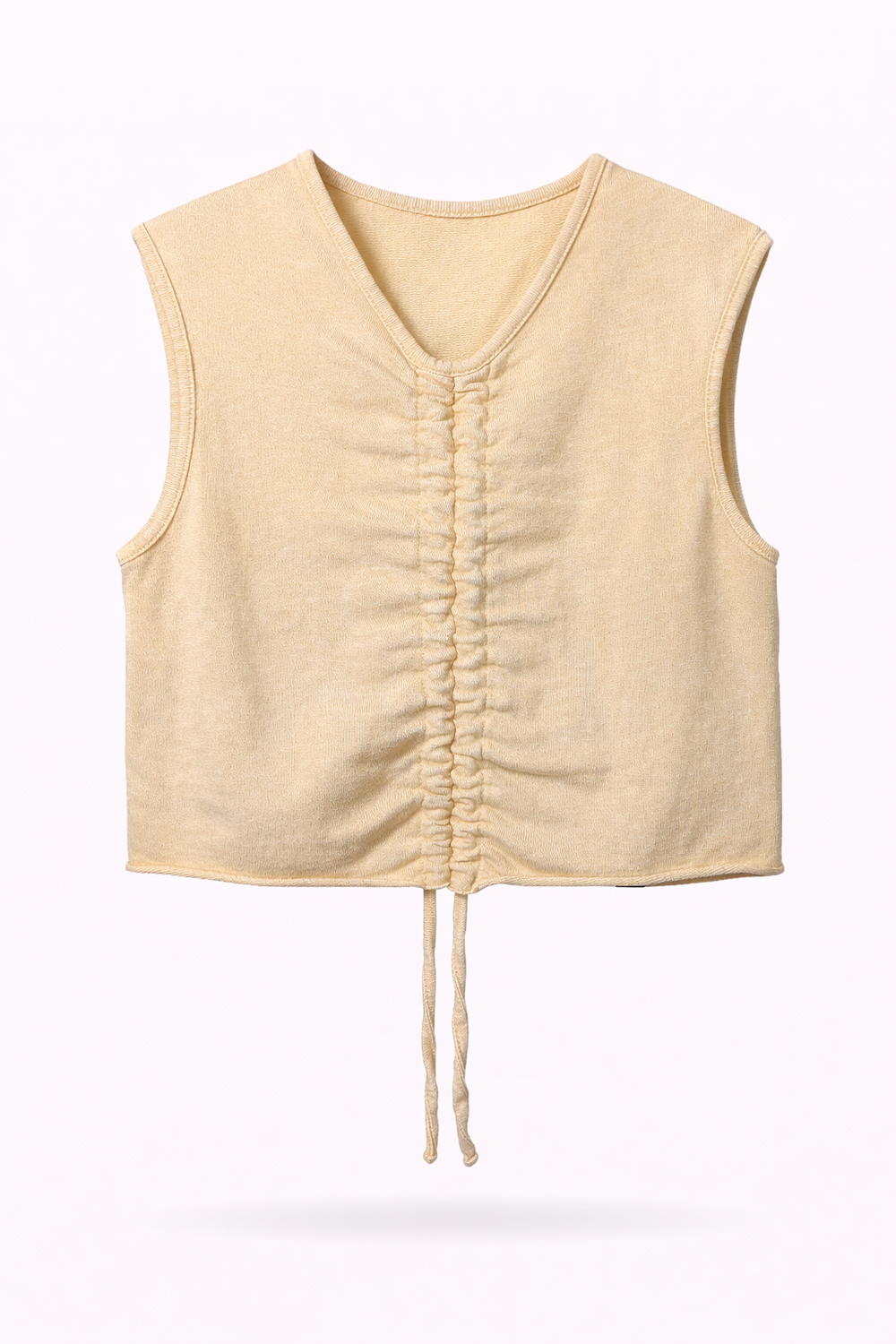 Peachy Croptop Vest
