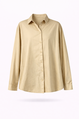 Desert Neutral Oversized Button-Up