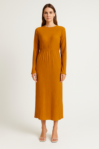 Round-Neck Dress
