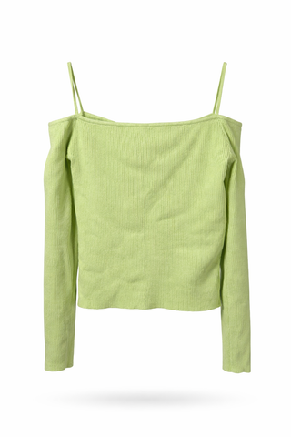 Minty Off-Shoulder Top