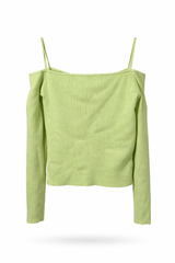 Minty Off-Shoulder Top