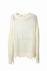 Fluffy Cutting Sweater