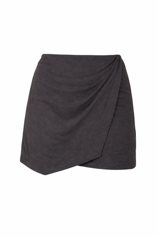 Mini Wrap Layered Skirt