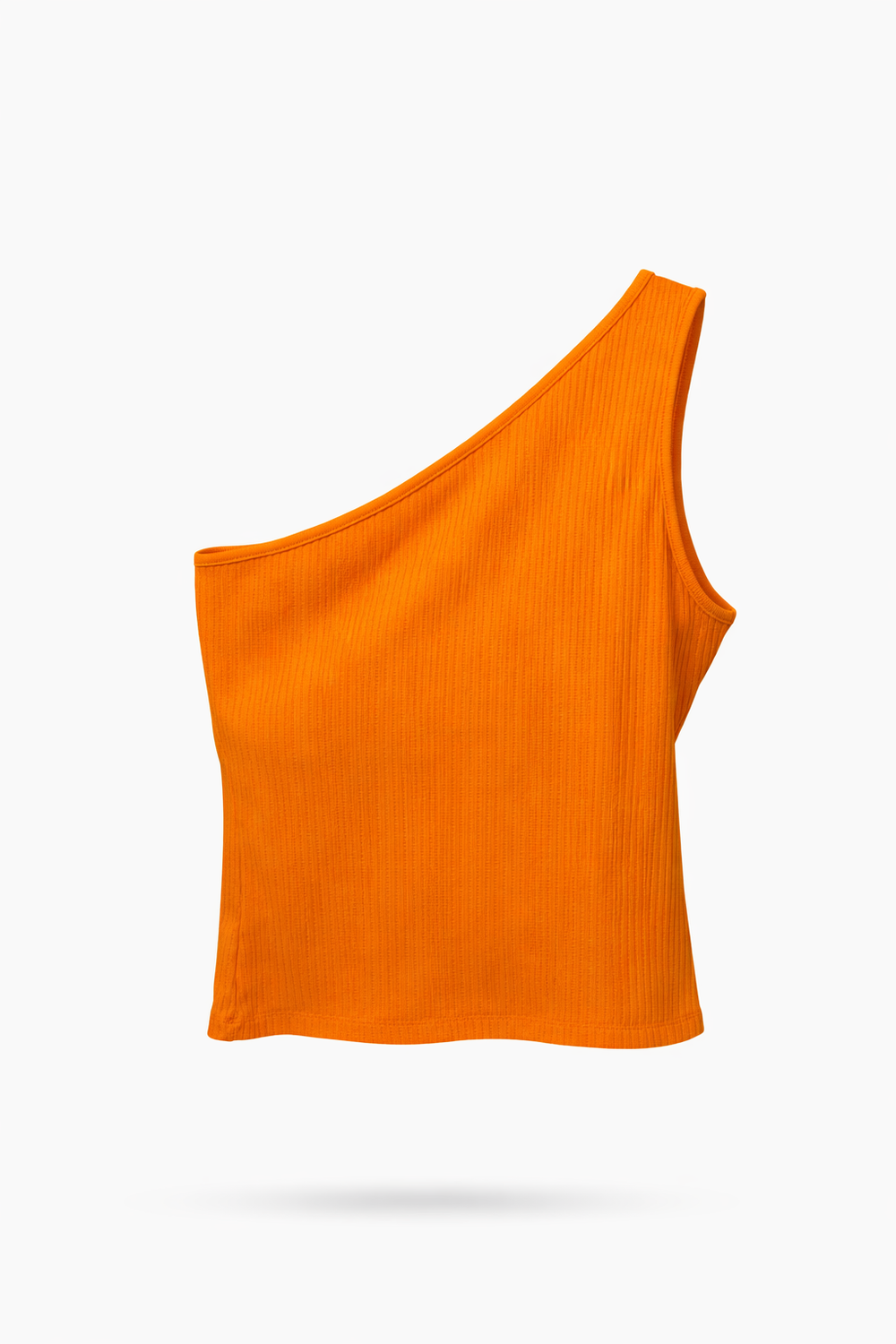 Orange One-Shoulder Tanktop