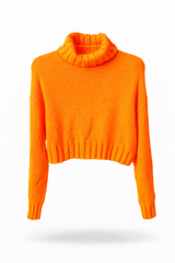 Neon Cropped Sweater