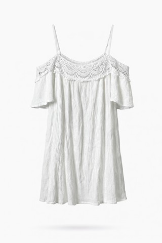 Off-Shoulder Lace Blouse
