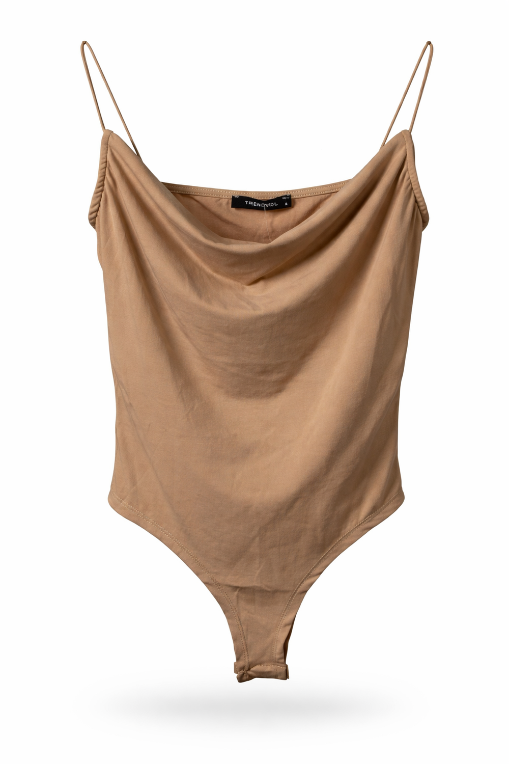 Draped Basic Cami Bodysuit