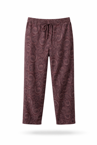 Paisley-Print Pants