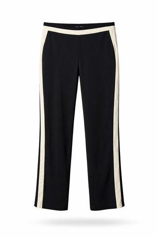 Black&White Side Striped Pants