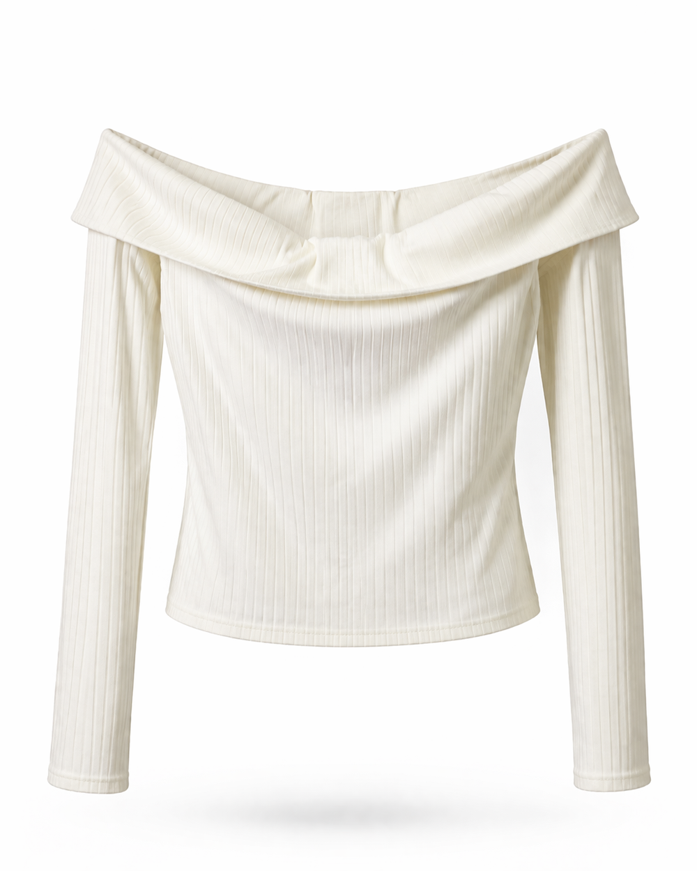 Boat Ribbed Croptop