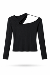 Shoulder Cut Croptop
