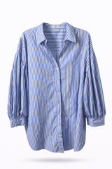 Balloon Sleeves Button-down