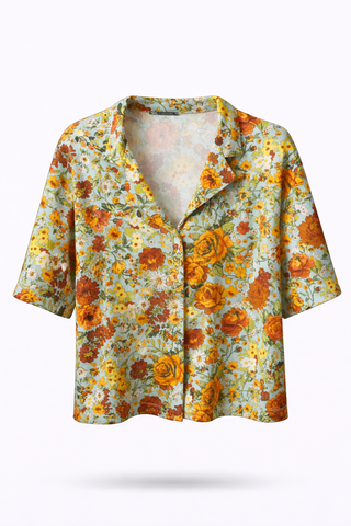 Vintage Floral Blouse