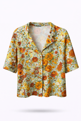 Vintage Floral Blouse