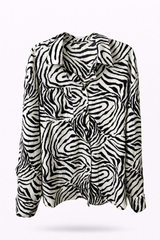 Zebra Swirl Blouse