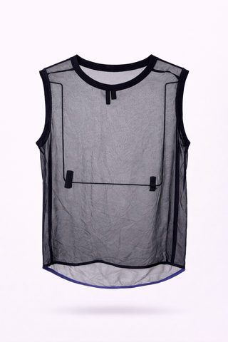 Sheer Sleeveless Layering Blouse