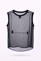 Sheer Sleeveless Layering Blouse
