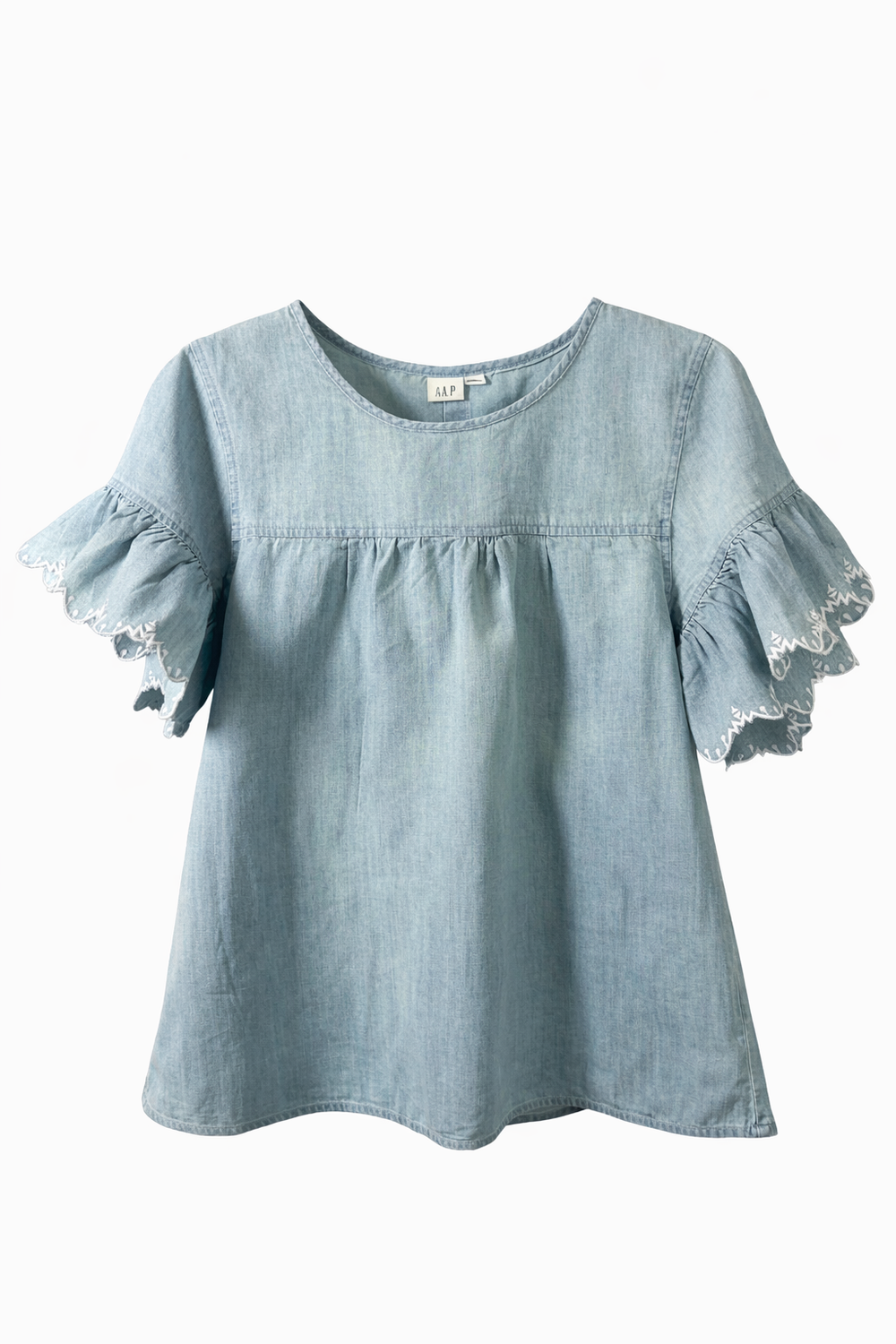 Cloudy Denim Blousetop