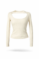Cutout Knit Top