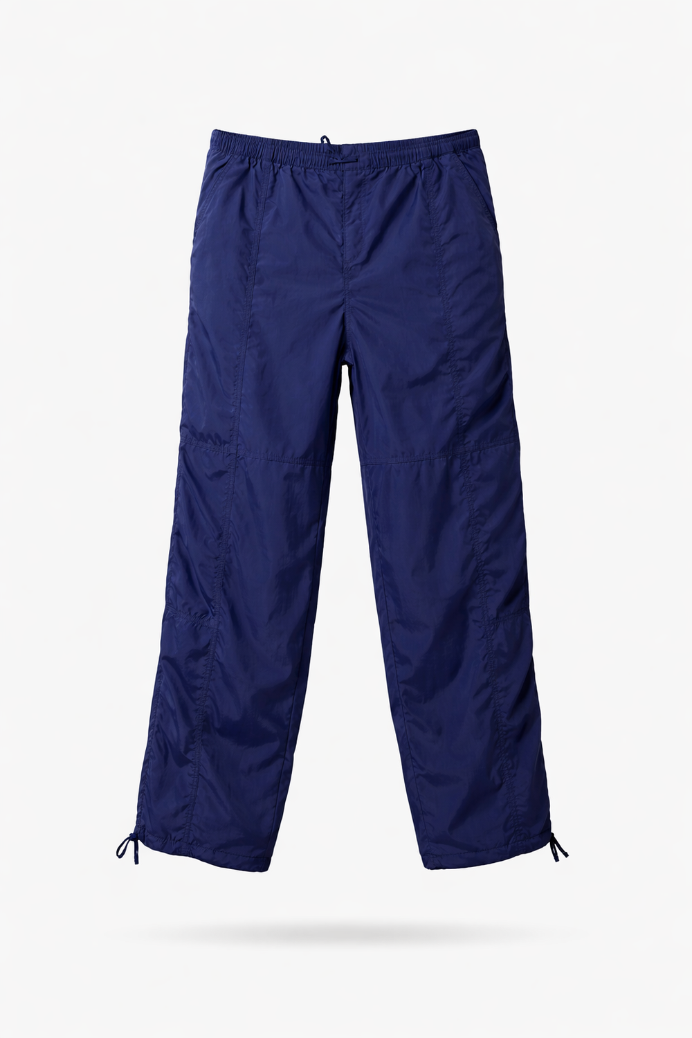 Y2K Navy Cargo Parachute Pants