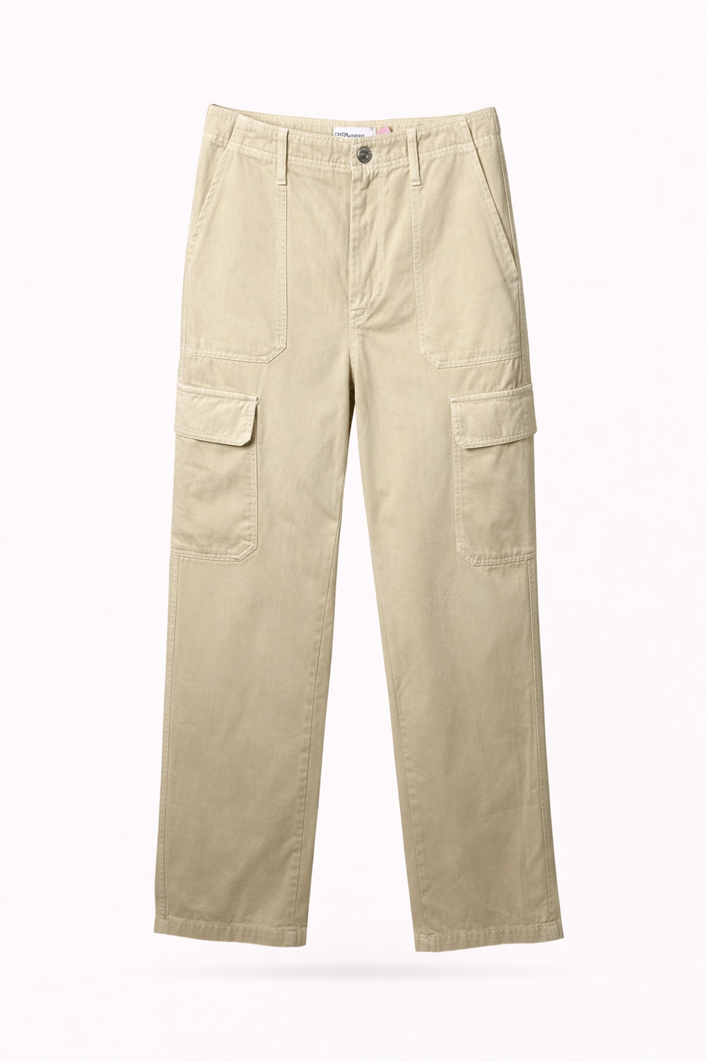 Beige Cargo Pants