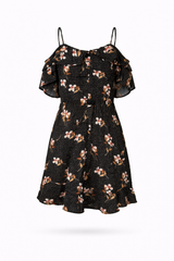 Floral Polka-Dot Dress