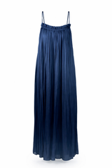 Pleated Slip Maxi Dress