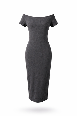 Wide-Neck Dress