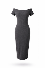 Wide-Neck Dress